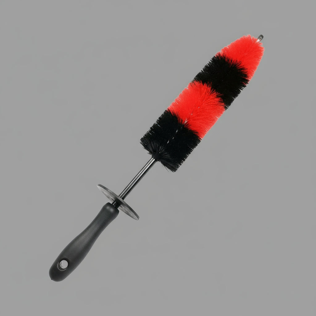 Car Wheel Brush with Long Soft Bristles for Detailing